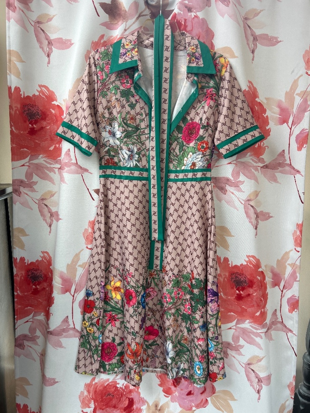 Floral print dress